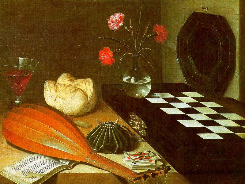  Lubin Baugin Still Life with Chessboard